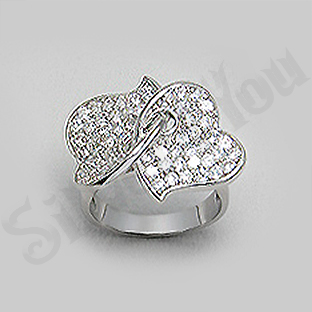 Inel argint cu zirconii - PF4101