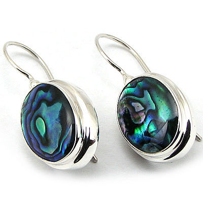 Cercei argint cu abalone - CO203