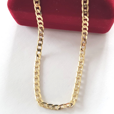 Lant in culoarea aurului de 14K - 50 cm - ZS2146
