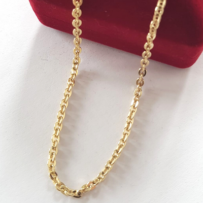 Lant in culoarea aurului de 14K - 45 cm - ZS1687