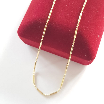 Lant in culoarea aurului de 14K - 45 cm - ZS2273