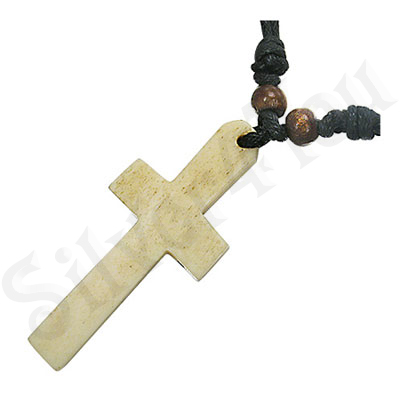 Colier fashion cruce din os - BF2633