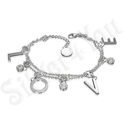 Bratara inox "Love" - BF2165