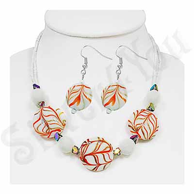 Set fashion cercei si colier - PF875