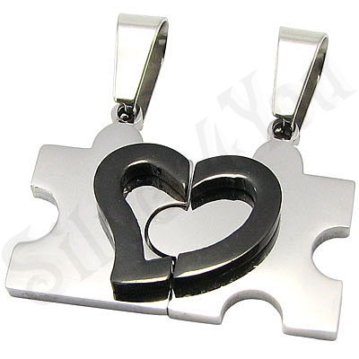 Set Pandantive Inox Indragostiti - BR6309