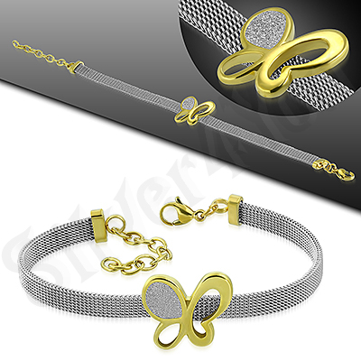 Bratara cu fluture in 2 culori - LR458