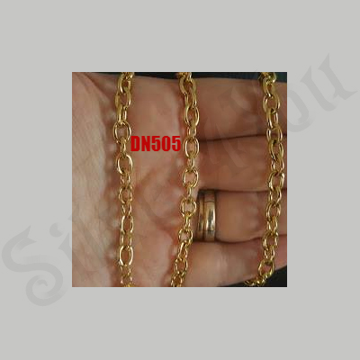 Lant inox aurit 50 cm/5 mm - DN505