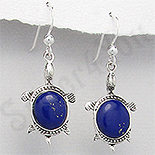 - Cercei argint testoase lapis lazuli albastru - PK2420