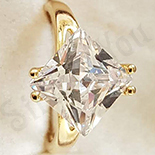Inel in culoarea aurului 14K zirconii albe - ZS1303 Inel in culoarea aurului 14K zirconii albe - ZS1303