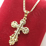 Pandantiv cu lant in culoarea aurului 14K - ZS1305 Pandantiv cu lant in culoarea aurului 14K - ZS1305