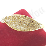 BRATARI - Bratara in culoarea aurului 14K zirconii albe - ZS1519