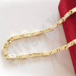 Bijuterii Inox - Lant in culoarea aurului de 14K - 50 cm - ZS2116