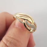 Inel in culoarea aurului 14K - ZS2391