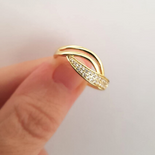 Inel in culoarea aurului 14K - ZS2372