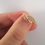 Inel in culoarea aurului 14K - ZS2375
