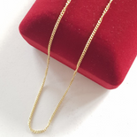 Lant in culoarea aurului de 14K - 60 cm/1 mm - ZS2316