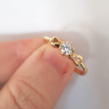 INELE - Inel in culoarea aurului 14K zirconii albe - ZS2169