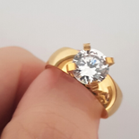 Inel de logodna cu zircon alb - BR6028