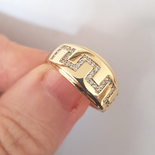 Cadouri Femei - Inel in culoarea aurului 14K zirconii albe - ZS1370