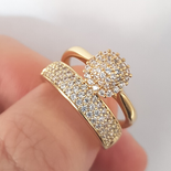 Inel in culoarea aurului 14K - ZS2402