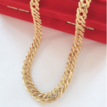 Bijuterii Inox - Lant in culoarea aurului de 14K - 50 cm - ZS2496