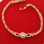 BRATARI - Bratara in culoarea aurului 14K zirconii albe - ZS2466