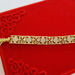 Bratara in culoarea aurului 14K zirconii albe - ZS2472