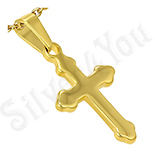 Cadouri Femei - Cruce din inox in culoarea aurului - BR6413