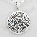 Bijuterii cu Mesaj - Pandantiv argint patinat "copacul vietii" - AS168