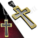 Pandantive crucifix - Cruce inox in 2 culori - LR409