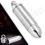 CADOURI BARBATI - Pandantiv inox  glont - LR476