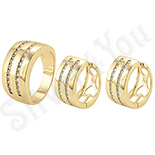 Set Cercei si Inel - ZS700 Set Cercei si Inel - ZS700