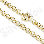 Lant in culoarea aurului 14K - 55cm/6 mm - ZS607 Lant in culoarea aurului 14K - 55cm/6 mm - ZS607