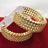 Cercei in culoarea aurului 14K zirconii albe - ZS646 Cercei in culoarea aurului 14K zirconii albe - ZS646