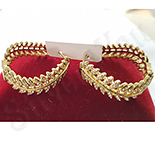 Cercei in culoarea aurului 14K zirconii albe - ZS850 Cercei in culoarea aurului 14K zirconii albe - ZS850