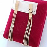 Cercei auriti cu aur de 14K - 6.8 cm/5 mm - ZS1135
