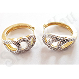Cercei auriti cu aur 14K si zirconii albe - ZS1108 Cercei auriti cu aur 14K si zirconii albe - ZS1108