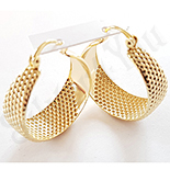 Cercei auriti cu aur 14K si zirconii albe - ZS1110 Cercei auriti cu aur 14K si zirconii albe - ZS1110