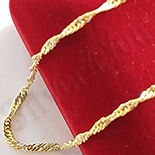 Lant aurit cu aur de 14K rasucit 45 cm/2 mm - ZS1148 Lant aurit cu aur de 14K rasucit 45 cm/2 mm - ZS1148