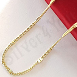 Lant aurit cu aur 14K - 45 cm/1 mm - ZS1164 Lant aurit cu aur 14K - 45 cm/1 mm - ZS1164