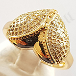 Inel in culoarea aurului 14K zirconii albe - ZS510 Inel in culoarea aurului 14K zirconii albe - ZS510