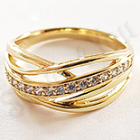 Inel in culoarea aurului 14K zirconii albe - ZS1084 Inel in culoarea aurului 14K zirconii albe - ZS1084