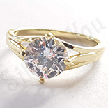Inel in culoarea aurului 14K zirconii albe - ZS1241 Inel in culoarea aurului 14K zirconii albe - ZS1241