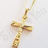 Pandantiv cu lant in culoarea aurului 14K - ZS1254 Pandantiv cu lant in culoarea aurului 14K - ZS1254