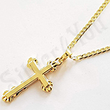 Pandantiv cu lant in culoarea aurului 14K - ZS1317 Pandantiv cu lant in culoarea aurului 14K - ZS1317