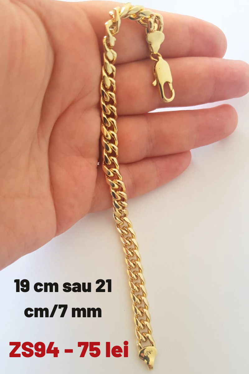 - Bratara in culoarea aurului 14K - 19 sau 20 cm - ZS94